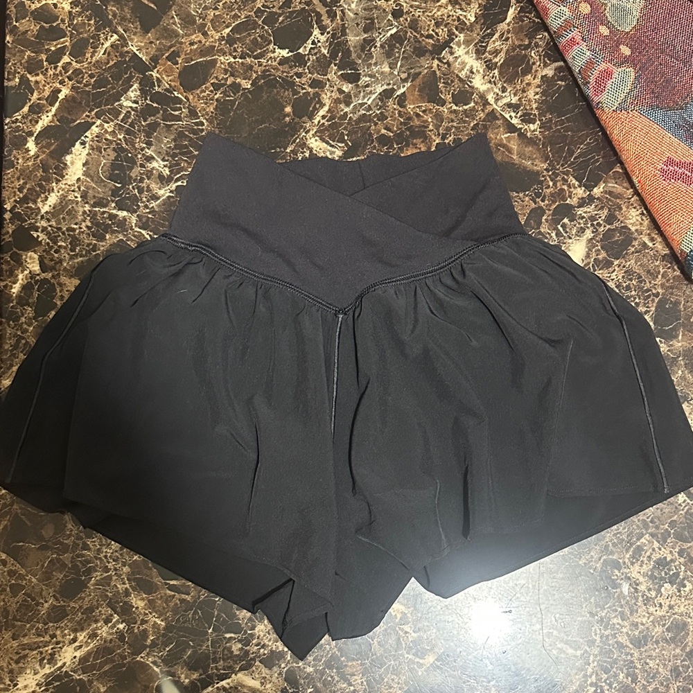 Aerie Black Butterfly Women's Shorts